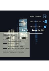 Resim Fon Perde Blackout Işık Geçirmez Karartma Perde 44 Renk 