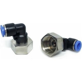 Resim Mgk 1/8 " - 6 Dişi Döner Dirsek Bağlantı Nipel 10 Adet 