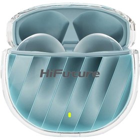 Resim HiFuture Flybuds3 Kablosuz Bluetooth 5.3 Ipx5 Su Geçirmez Enc 4 Mikrofonlu Tws Kulak Içi Kulaklık Mavi 