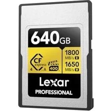 Resim 640GB Profesyonel Gold Cfexpress 4.0 Tip A Hafıza Kartı 
