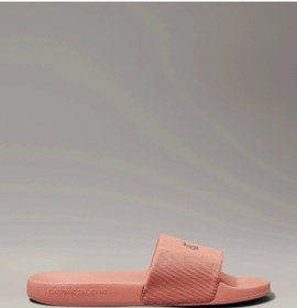 Resim Calvin Klein Kadın Turuncu Slide Monogram Terlik Çok Renkli 