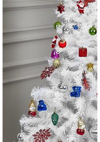 Resim Waldern Luxury Series 150 cm 260 Dal Yılbaşı Çam Ağacı Beyaz 