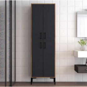 Resim Variant Mobilya Berlin A Çok Amaçlı Dolap - Ceviz / Antrasit 