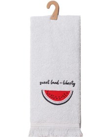 Resim Baveno Pamuklu 40x66 Karpuz Nakışlı El / Mutfak Havlusu 
