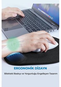 Resim Damla, Bilek Destekli, Konforlu Mousepad, Baskılı Karikatür Desenli Mousepad Laptop 