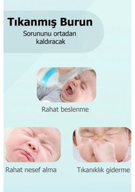 Resim Babyhope Esp-923 Bebek & Çocuk Burun Aspiratörü 0-10 Yaş Uyumlu Temizleme Cihazı Mavi 