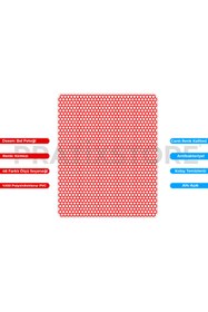 Resim Pratixstore Islak Zeminlerde Kaydırmaz Banyo Paspası - Hijyen İçin İdeal Duş Abdest Lavabo Kapı Önü Paspası 