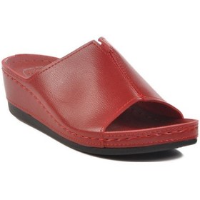 Resim 15.069 Z Anatomik Kırmızı Kadın Terlik Bento Kırmızı 