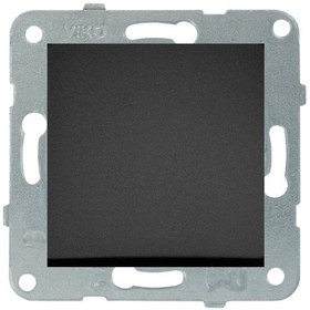 Resim Viko Linnera Life Gece Siyahı Tekli Anahtar Çerçevesiz 90444001 