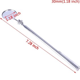 Resim Xiyu Shop 30 mm Tarzı Sıcak Satış Ection Ayna Araba Teleskopik Algılama Lens Muayene Yuvarlak Mi Onarım Aracı mm (Yurt Dışından) 