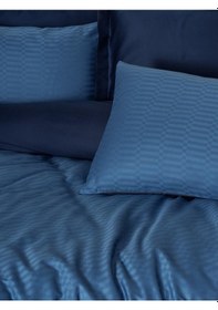 Resim Çift Kişilik Smart Bambu Saten Nev Takımı Petrol - Mapı-425792 Renkli 