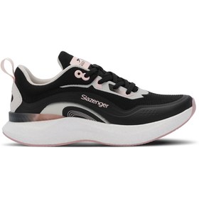 Resim Slazenger WERA Kadın Siyah / Beyaz Koşu & Yürüyüş Spor Ayakkabısı 