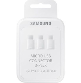 Resim Samsung Micro Usb To Usb Type C Adaptörü 3-Pack Ee-Gn930k 