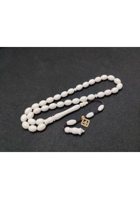 Resim İskeçeli Cemil Usta Çift Zımpara & Cila Sülün İmame El Boy Naturel Deve Kemiği Sertifikalı 8094 