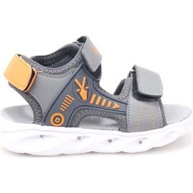 Resim Papuçcity Vetta 03366 Erkek Çocuk Işıklı Sandalet Siyah 