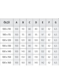 Resim Shower 100X115 Dikdörtgen Duş Teknesi 