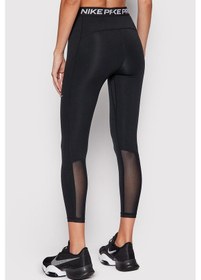Resim Nike Pro 365 Mid-rise Crop Training Legging Tight Fit Toparlayıcı Siyah Tayt 