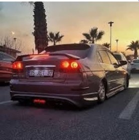Resim Honda Civic Vtec2 Arka Karlik Custom Difüzör - Mat Siyah STR-188 