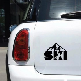 Resim Reysa Tasarım Ski Kayakçı Sarı 17X10 cm 