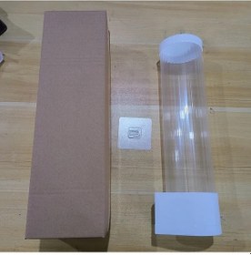 Resim Willowhaven Uzun Beyaz Deliksiz Tutkalı Bardak Askısı Mutfak Ofis Banyo Duvar Dispenser Beyaz 