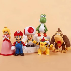 Resim 1 adet/3 adet Super Mario figür anahtarlıkları, çok hareketli eklemlere sahip klasik Mario oyun karakter modelleri. Araba aksesuarları olarak kullanılabilir ve aile doğum günü partileri için dekoratif eşyalar olarak da hizmet ederler. Mario hayranları için mükemmel hediyelerdir 