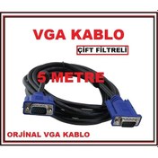 Resim 5 Metre Vga Kablosu Projeksiyon Görüntü Kablosu 