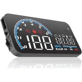 Resim Araba Hız Göstergesi Dijital Ekran Araba Hızı Voltaj K21949 