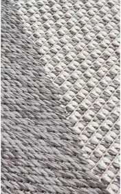 Resim Mono Koleksiyonu Yumuşak Dokulu Kaymaz Tabanlı Şık Kilim MNO 03 Gri, 160 x 150 