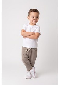 Resim MiaBaby Bebek Müslin Pantolon Bej 