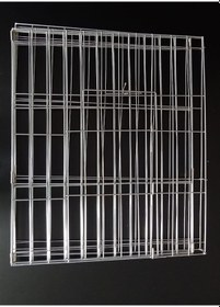 Resim Köpek Kedi Çiti Panel Oyun Alanı 6 Parça Metal 75 x 63 CM 