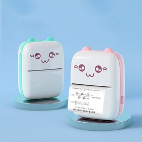 Resim Taşınabilir Kablosuz Mini Termal Yazıcı, 10 rulo kağıt kiti/1 rulo kağıt kiti, USB Şarj Edilebilir, Fotoğraf ve Etiket Baskısı, Seyahat ve Ev Kullanımı İçin İdeal, Fotoğraf Baskı | Kablosuz Bağlantı 
