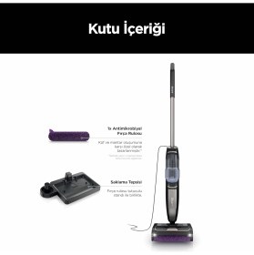 Resim Braventa Collection Shark Steam Pickup, 3ü1 Arada Buharlı Temizleyici, Kimyasal Içermez, Sert Zemin Islak ve Kuru Temizl 