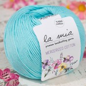 Resim La Mia Mercerized Cotton Açık Mavi El Örgü İpi - 123 - 33589 