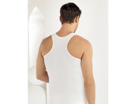 Resim Şahinler Geniş Askılı Sporcu Atlet Beyaz ME030 