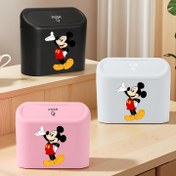 Resim 1 Disney Mickey Araba Çöp Kutusu - Kompakt, Dayanıklı ve Çok Fonksiyonlu Asılabilir Depolama Kutusu ile Benzersiz Koltuk Dekoru 