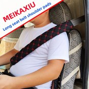 Resim 1 adet Kumaş Nefes Alabilen Uzatılmış Kamyon Römorku Araba Omuz Örtüsü 30cm29.97cm 50cm42.42cm 75cm74.93cm Güvenlik Kemeri Süslemesi Evrensel Otomobil İç Aksesuarları 
