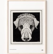 Resim Köpek Kafası, Poster 