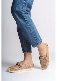 Resim Lızy Bağcıksız Ortopedik Rahat Taban Kalp Desenli Kadın Babet Ayakkabı Kt - Ten Ten 