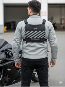Resim ebakbak Motosiklet Ve Bisiklet Çok Cepli Yelekli Göğüs Çanta Lüx Motor Çantası Yeni 