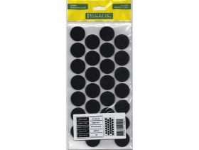 Resim Pacific 6128 Bl Yapışkanlı Keçe 28 mm Siyah 