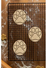 Resim Pati Kurabiye Kalıbı, Hamur Şekillendirici, Bisküvi Kalıbı, Kolay Kesim Ucu Beyaz 