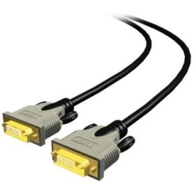 Resim TTAF dvi - dvi Kablo Pvc (24K Gold) Pvc Siyah-gri Premium Serisi 2 Metre (96046) 