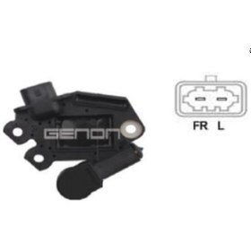 Resim 12v Kömürlü Konjektör Valeo Tipi 2 Fiş Yan Soket f L Opel Ast N11.971 
