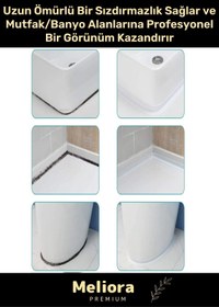 Resim Fantazer Duş Pvc Lavabo Küvet Tezgah Pencere 3,2 Mt Su Sızdırmaz Geçirmez Yalıtım Bant 