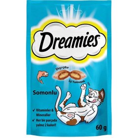 Resim Dreamies Somonlu Kedi Maması 60 G 