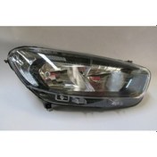 Resim Ayfar 2014 - 2019 Ford Tourneo Courıer Far Lambası Sağ Elektrikli - Motorlu Siyah 9 Fişli (H7 - H15) (AYFAR) (Oem NO:1856025) 