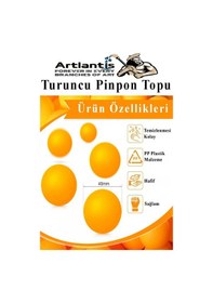 Resim Turuncu Pinpon Topu 100 Adet Masa Tenis Topu Evcil Hayvan Kedi Oyuncağı Okul Sınıf Etkinlik Deney Topu 