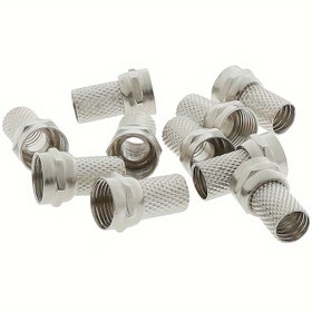 Resim Uydu Yönlendiriciler için 10'lu Paket F-Tipi RG60 Vidalı Başlıklar 