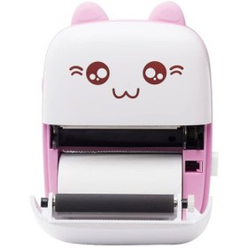 Resim Pembe Termal Cep Yazıcısı Mini Printer 