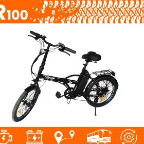 Resim Roxform R-100 Elektrikli Katlanabilir Bisiklet 20 Inç Şehir Bisikleti 